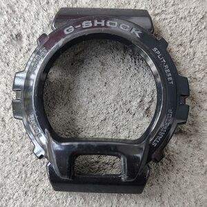 Casio G-Shock DW6900 Black with Metallic Flake Bezel